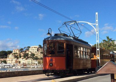 1913 tranvía Sóller , puerto de Sóller , Mallorca turismo con encanto , vacaciones